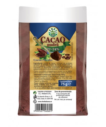 Cacao pudra 20-22 % - 75 g