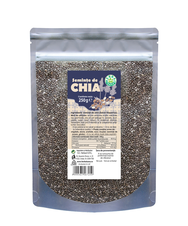 5999561567259 Chia 250 g - HerbalSana