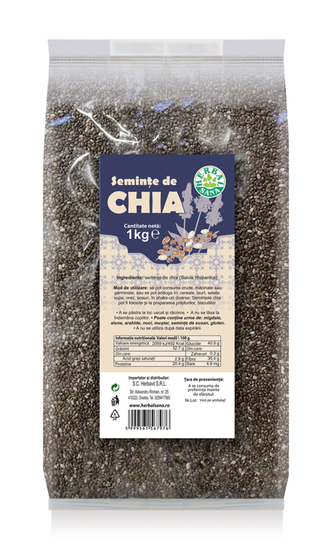 5999561567976 Chia 1 kg - HerbalSana