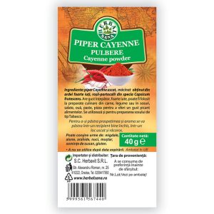 PIPER CAYENNE PULBERE - 40G