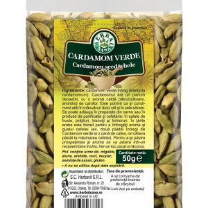 5999561567716 -Cardamom verde 50 g - HerbalSana