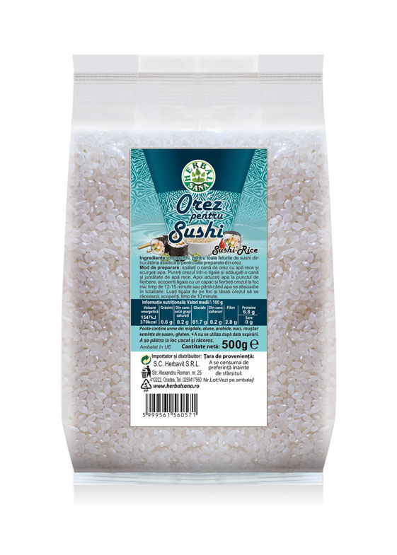 OREZ PENTRU SUSHI – 500G - HerbalSana