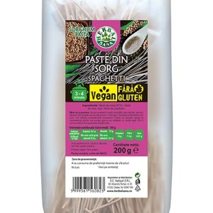 Paste din sorg, Spaghetti, Vegan, fără gluten - 200g