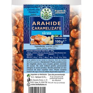 Arahide caramelizate sărate