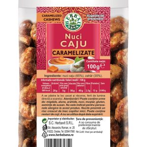 Nuci caju caramelizate - 100g