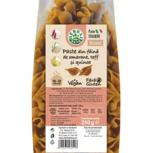 Paste din făină de amarant, teff și quinoa, Scoici, 250g