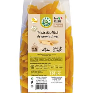 Paste din făină de porumb și orez, Penne, 250g